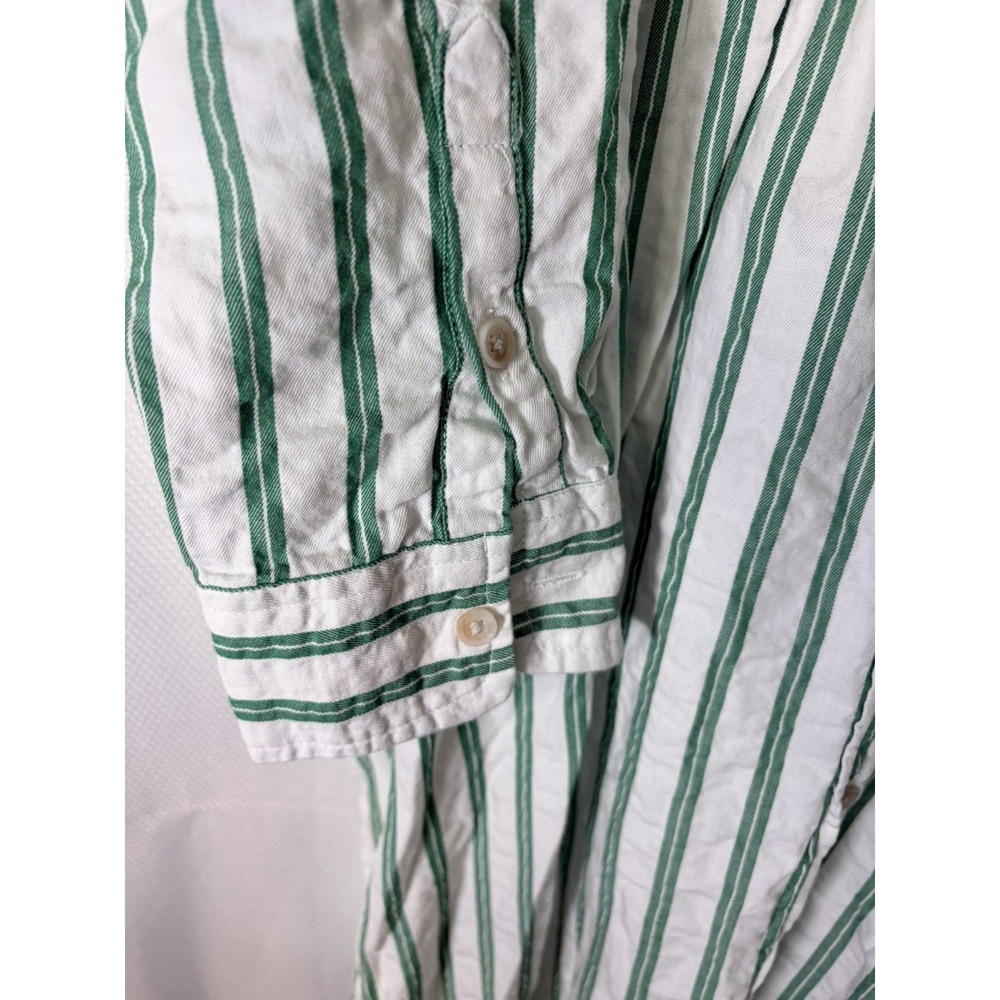 Universal Threads Goods Co. Green & White Dress, Size L